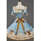 Twin Bears Antique Navy Bear Top Skirt Paneled OP and Sets(2nd Pre-Order/2 Colours/Full Payment Without Shipping)